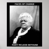 Black History Month Heroes - Mary McLeod Bethune ポスター (正面)
