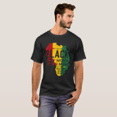 Black History Month I Am Black Every Month Blackit Tシャツ (正面フル)