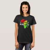 Black History Month I Am My Ancestors Wildest Drea Tシャツ (正面フル)