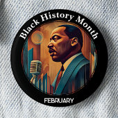 Black History Month I Have a Dream Pinback Button 缶バッジ