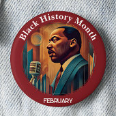 Black History Month I Have a Dream Pinback Button 缶バッジ