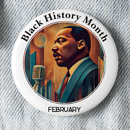 Black History Month I Have a Dream Pinback Button 缶バッジ