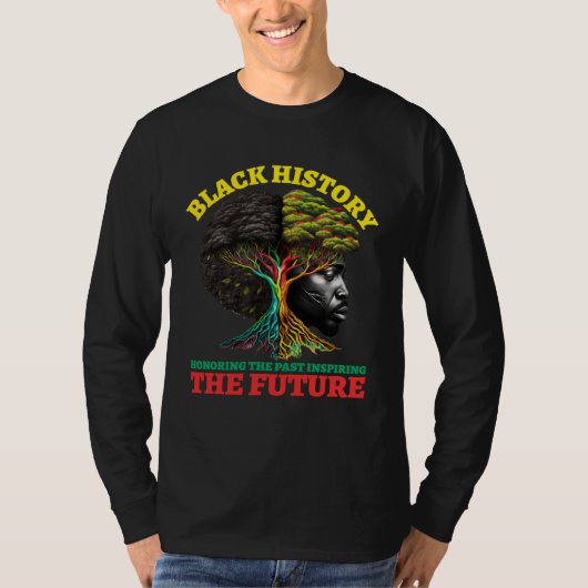 Black History Month Inspiring Graphics for Men Tシャツ (正面)