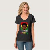 Black History Month Kids Boys I am African America Tシャツ (正面フル)