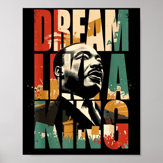 Black history month martin have dream luther king ポスター (正面)