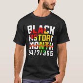 Black History Month One Month Cant Hold Our Histor Tシャツ (正面)