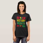 Black History Month One Month Cant Hold Our Histor Tシャツ (正面フル)