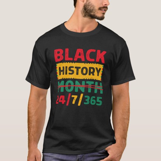 Black History Month One Month Cant Hold Our Histor Tシャツ (正面)