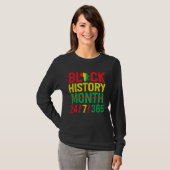 Black History Month One Month Cant Hold Our Histor Tシャツ (正面フル)