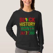 Black History Month One Month Cant Hold Our Histor Tシャツ (正面)