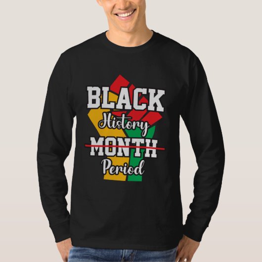 Black History Month Period African Pride BHM Women Tシャツ (正面)