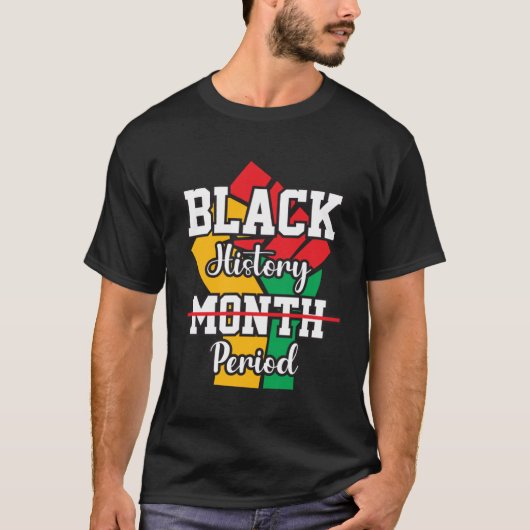 Black History Month Period African Pride BHM Women Tシャツ (正面)