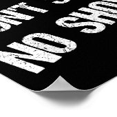 Black History Month Phrases One Monkey Don't Stop  ポスター (角)