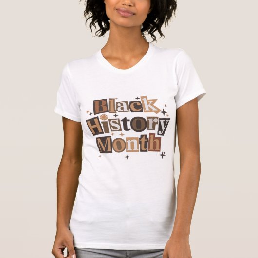 Black History Month PNG Sublimation Design Tシャツ (正面)