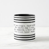 Black History Month Poem Mug マグカップ (中央)
