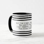 Black History Month Poem Mug マグカップ (正面左)