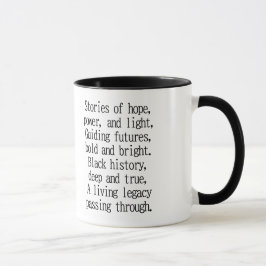 Black History Month Poem Mug マグカップ