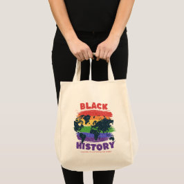 Black History Month Rainbow World Map Unity Change トートバッグ