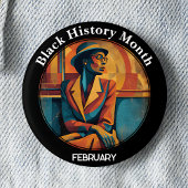 Black History Month Rosa Parks Pinback Button 缶バッジ