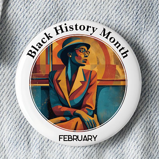 Black History Month Rosa Parks Pinback Button 缶バッジ