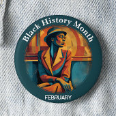 Black History Month Rosa Parks Pinback Button 缶バッジ