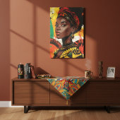 Black History Month Royal Queen Spirit Art キャンバスプリント