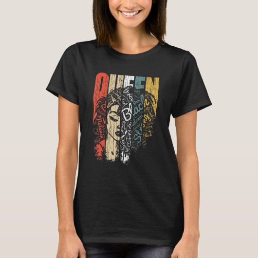 Black History Month Shirts For Educated Women Afri Tシャツ (正面)