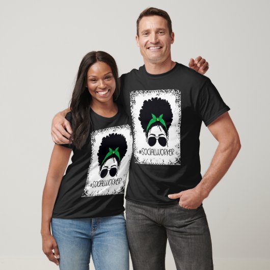 Black History Month Social Worker Black Education Tシャツ (ユニセックス)