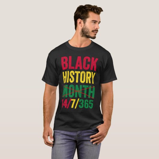 Black History Month Tシャツ (正面フル)