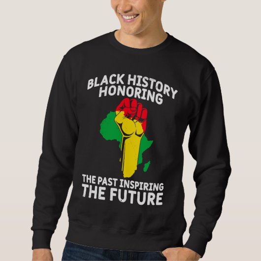 Black History Month USA History America African 1 スウェットシャツ (正面)