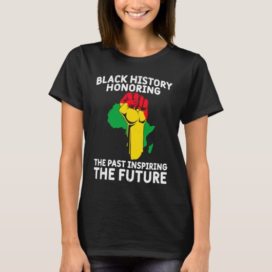 Black History Month USA History America African  1 Tシャツ (正面)