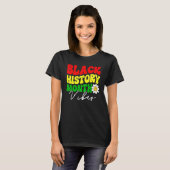 Black History Month Vibes, Funny African American  Tシャツ (正面フル)