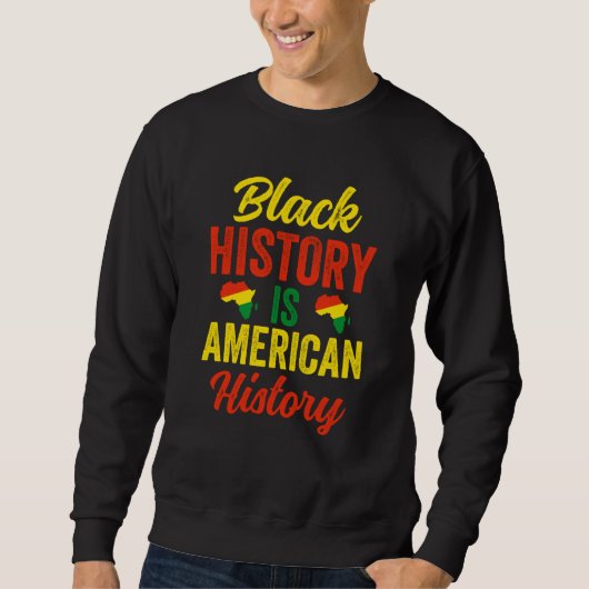 Black History Month women African American Tees Me スウェットシャツ (正面)