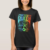 Black History Month Women Educated Strong Black Qu Tシャツ (正面)
