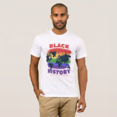 Black History Month , World Map for Families Tシャツ (正面フル)
