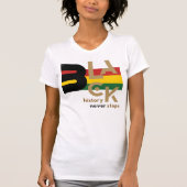 Black History Never Stops BHM Graphic Tee Tシャツ (正面)