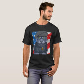 Black History Panther Party Patriotic African Amer Tシャツ (正面フル)
