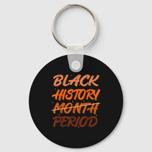 Black History Period African American History Men  キーホルダー (正面)