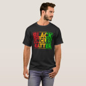 Black History Pride Retro Black Uncles Matter Tシャツ (正面フル)