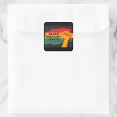 Black History Sticker スクエアシール