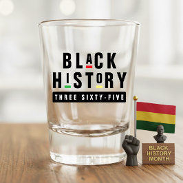 Black History Three Sixty-Five Retro 90s Colorful ショットグラス