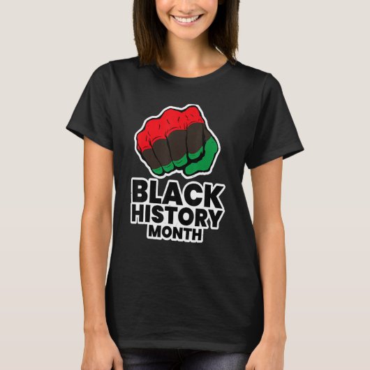 Black Historys Black History Month_1 Tシャツ (正面)