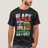 Black Histroy Month  Prde African American Tシャツ (正面)