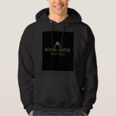  black hoddie パーカ (正面)
