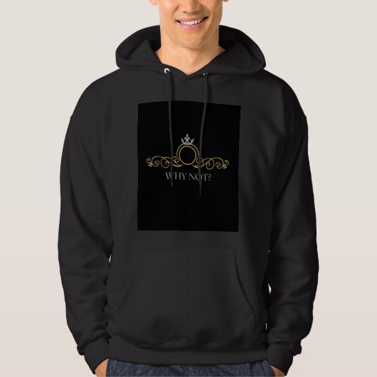  black hoddie パーカ (正面)