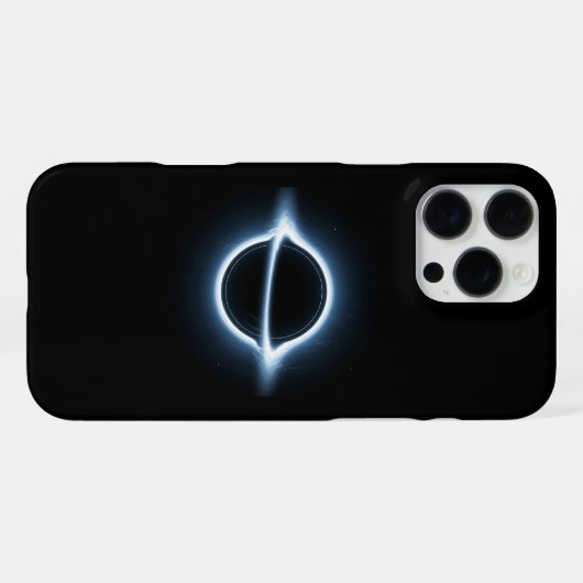 Black Hole Accretion Disk Phone Case iPhoneケース (裏面横)