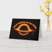 Black Hole Interstellar Conversation カード (黄色い花)