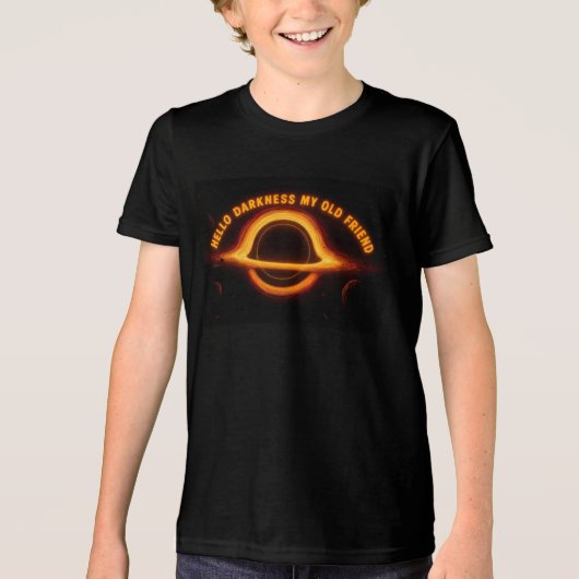 Black Hole Interstellar Conversation トライブレンドＴシャツ (正面)