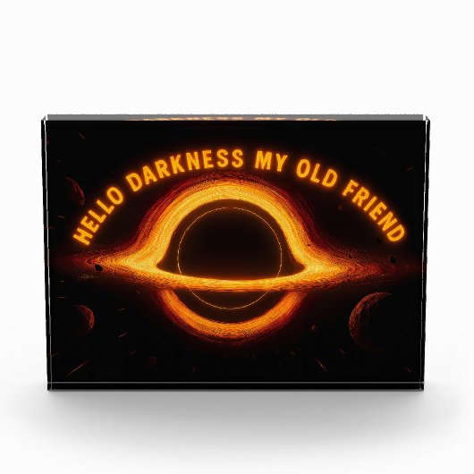 Black Hole Interstellar Conversation フォトブロック (正面)