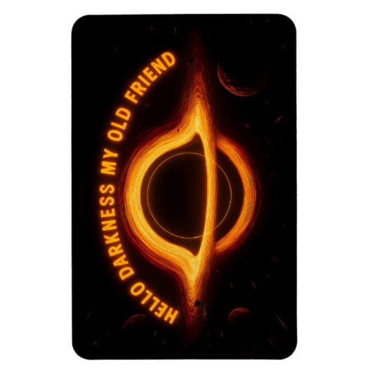 Black Hole Interstellar Conversation マグネット (縦)